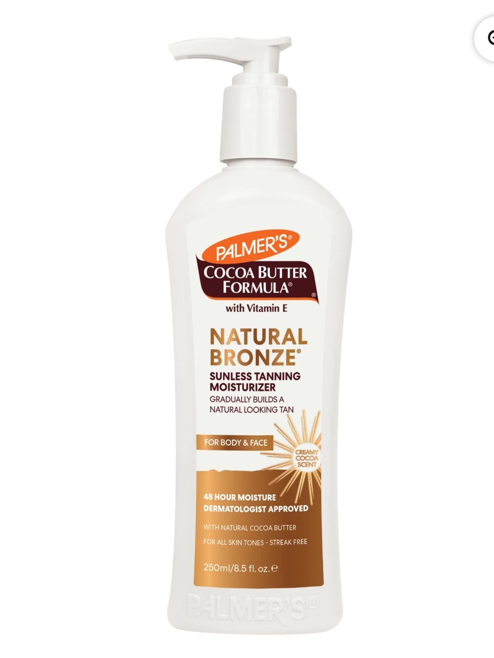 Palmer's Cocoa Butter Formula Natural Bronze Body Lotion 8.5 fl. oz. NEW